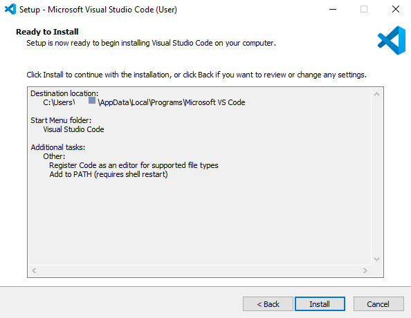 Installing Visual Studio Code On Windows Lehigh Computer Science Docs Installing Visual Studio Code On Windows Lehigh Computer Science Docs